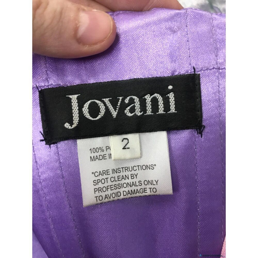Jovani Lavender/Blue Ball Gown - Size 2 - NWT - Picture 10 of 14